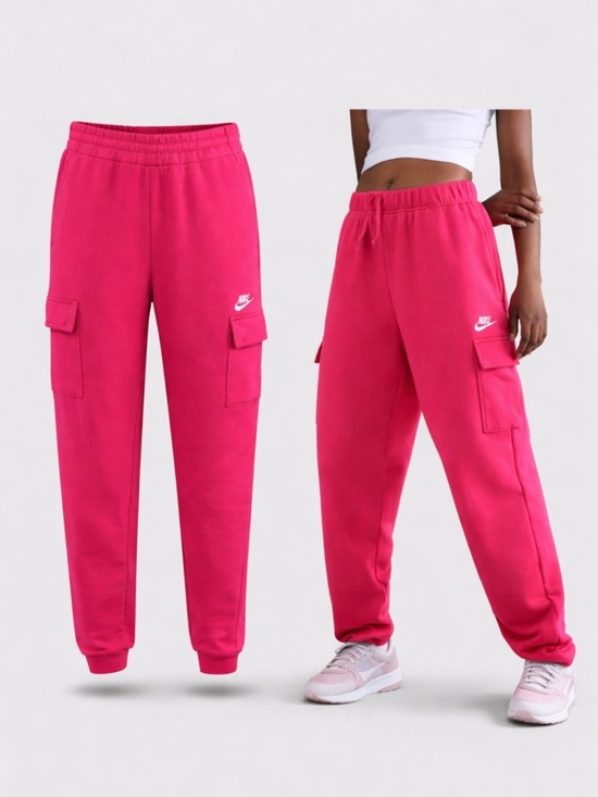 Nike Other - Nike Sportswear Club Fleece | Big Kids | Cargo Joggers Pink | XL